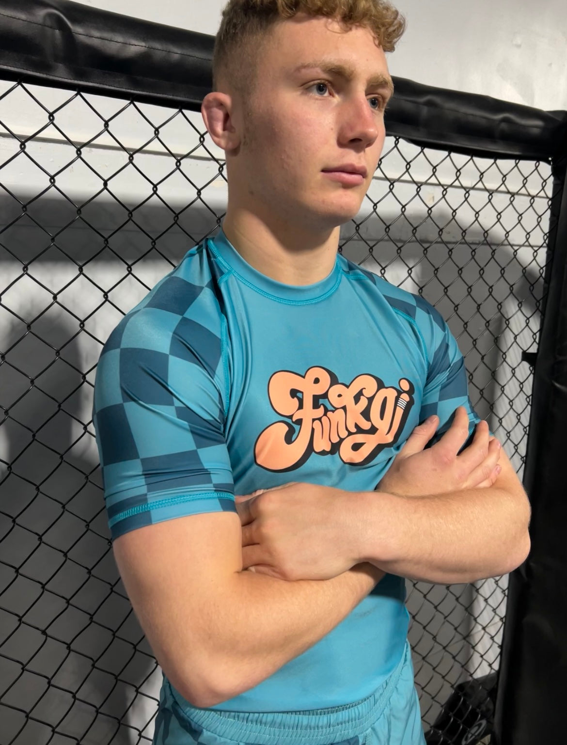 Funky Rash Guards Checkerboard Rash Guard – Funkgi Fightwear